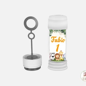 Bolle di sapone tema Savana