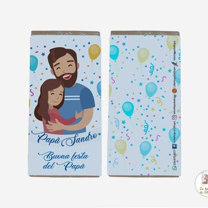 Tavoletta cioccolato personalizzata per il Papà gr 100