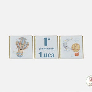 Cioccolatini personalizzati, cioccolatini segnaposto, cioccolatini 1 ANNO