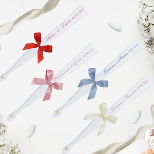 kit of 10 personalized Wedding fans