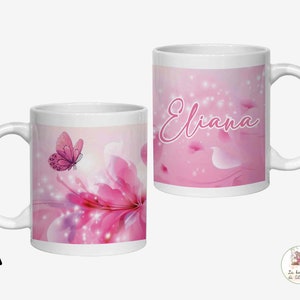 Mug with name, photo and personalized dedication