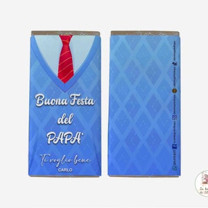 Tavoletta cioccolato personalizzata per il Papà gr 100