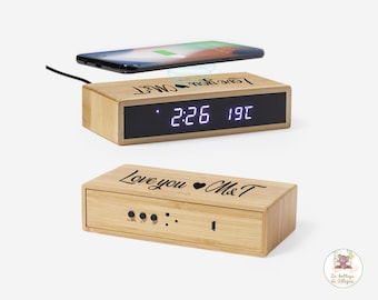 Valentine's Day multifunctional table clock