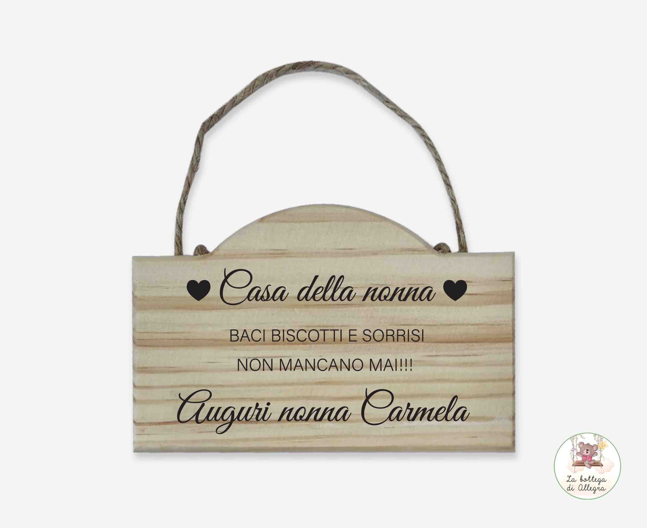 Targa in legno con scritta Family Where Life Begins and Love Never Ends su ordinazione in legno rustico, con nome personalizzato in legno liscio, bella fiaba per le vacanze