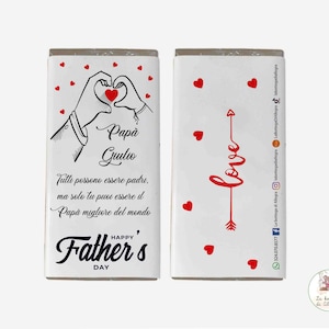 Tavoletta cioccolato personalizzata per il Papà gr 100