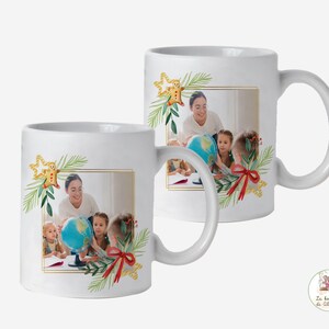Personalized Christmas Mug for the Teacher