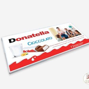 BARRETTA di cioccolato KINDER gigante XXL personalizzata per la Maestra