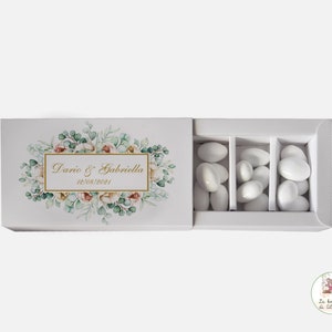 Scatoline personalizzate per confetti eventi vari, confettata, bomboniera, scatola porta confetti MATRIMONIO o PROMESSA