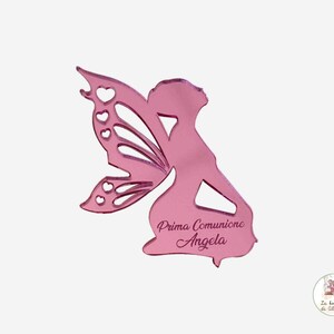 Kit 10 Segnaposto Fatina in Plexiglass personalizzata con nome