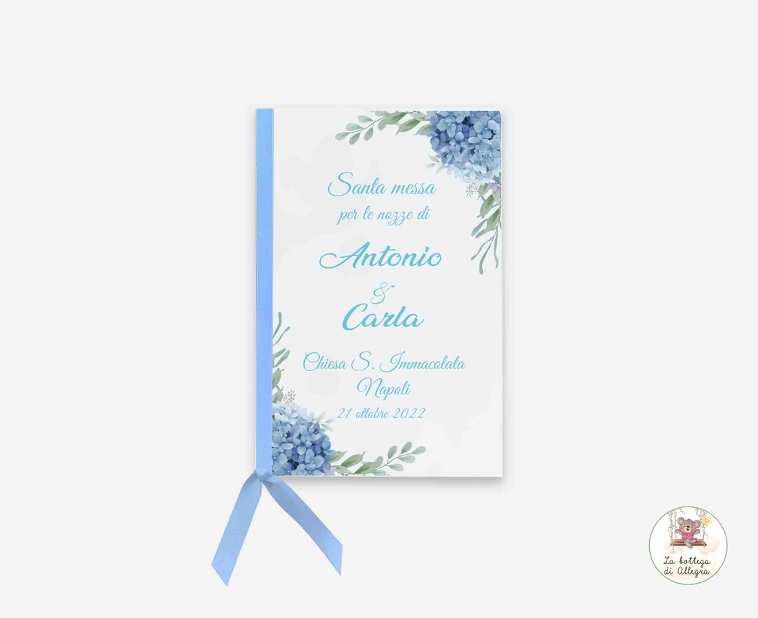 Livret de messe personnalisé pour votre mariage - Etsy France