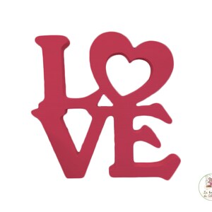 LOVE escritura de madera, escritura decorativa, fuente decorativa, decoración del hogar, letras de madera, decoración de la habitación, regalo original