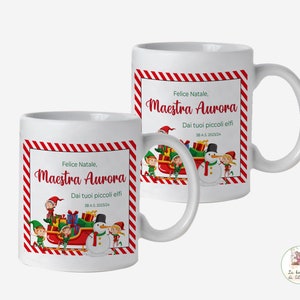 Personalized Christmas Mug for the Teacher