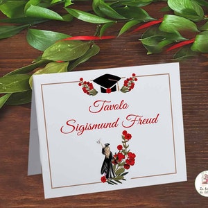 Segnatavolo invitati Laurea
