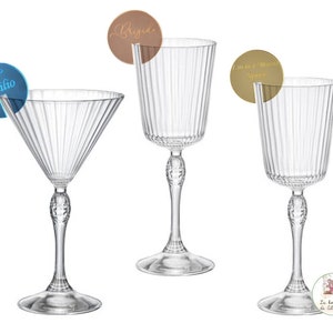 Kit de 10 marque-places en verre plexi