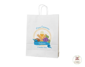 Shopper per eventi con grafica personalizzata, wedding bag, shopper per feste PRIMA COMUNIONE