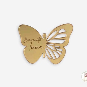 Kit 10 Farfalle in Plexiglass personalizzata con nome