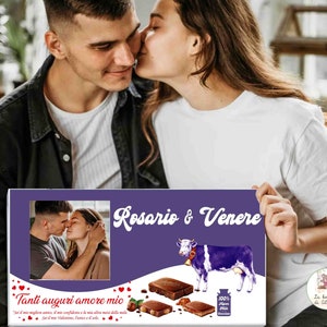 Milka XXL Chocolate Bar Personalized Valentine&#39;s Day