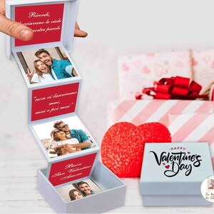 Scatolina memory foto, effetto sorpresa per San Valentino