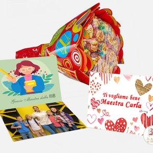Bouquet di chupa chups 19 pezzi , Gusti Assortiti, Idea Regalo per la maestra