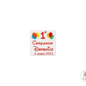 Kit 20 TAG quadrato per BOMBONIERA forato