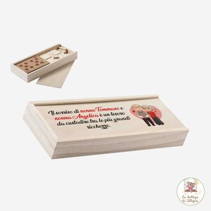 Set di giochi della Linea Natura, personalizzato con incisione per la Festa dei Nonni