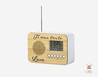 Valentine's Day alarm clock radio