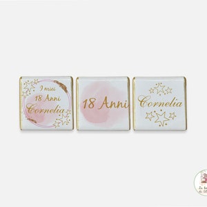 Kit 12 Cioccolatini personalizzati 18 ANNI
