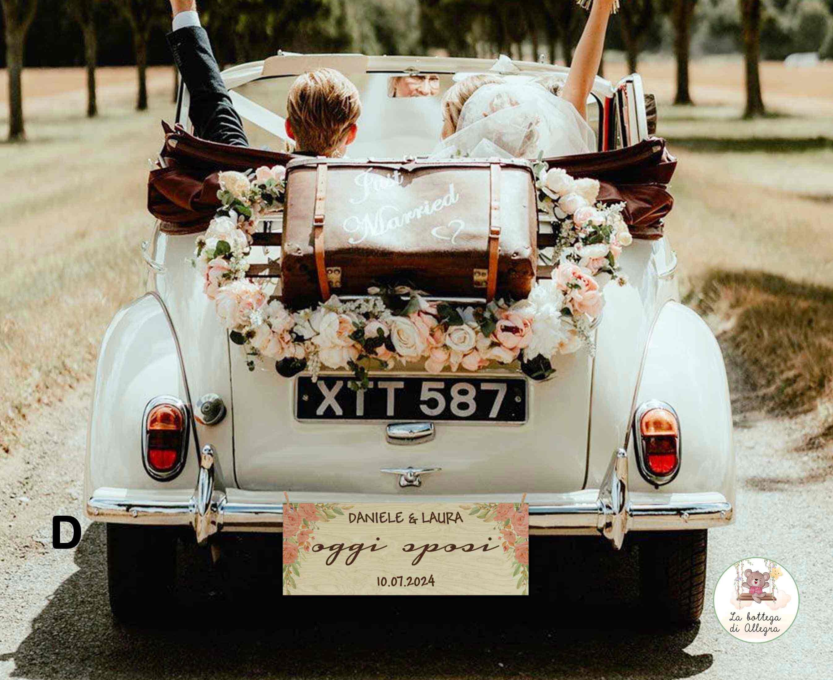 Just Married kentekenplaten te huur