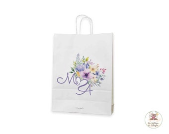 Shopper voor bruiloftsevenemententas met gepersonaliseerde afbeeldingen