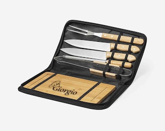 Ensemble barbecue composé de 6 accessoires personnalisés