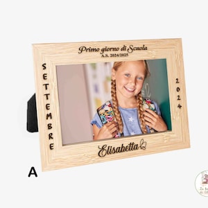 Photo frame My first day at school