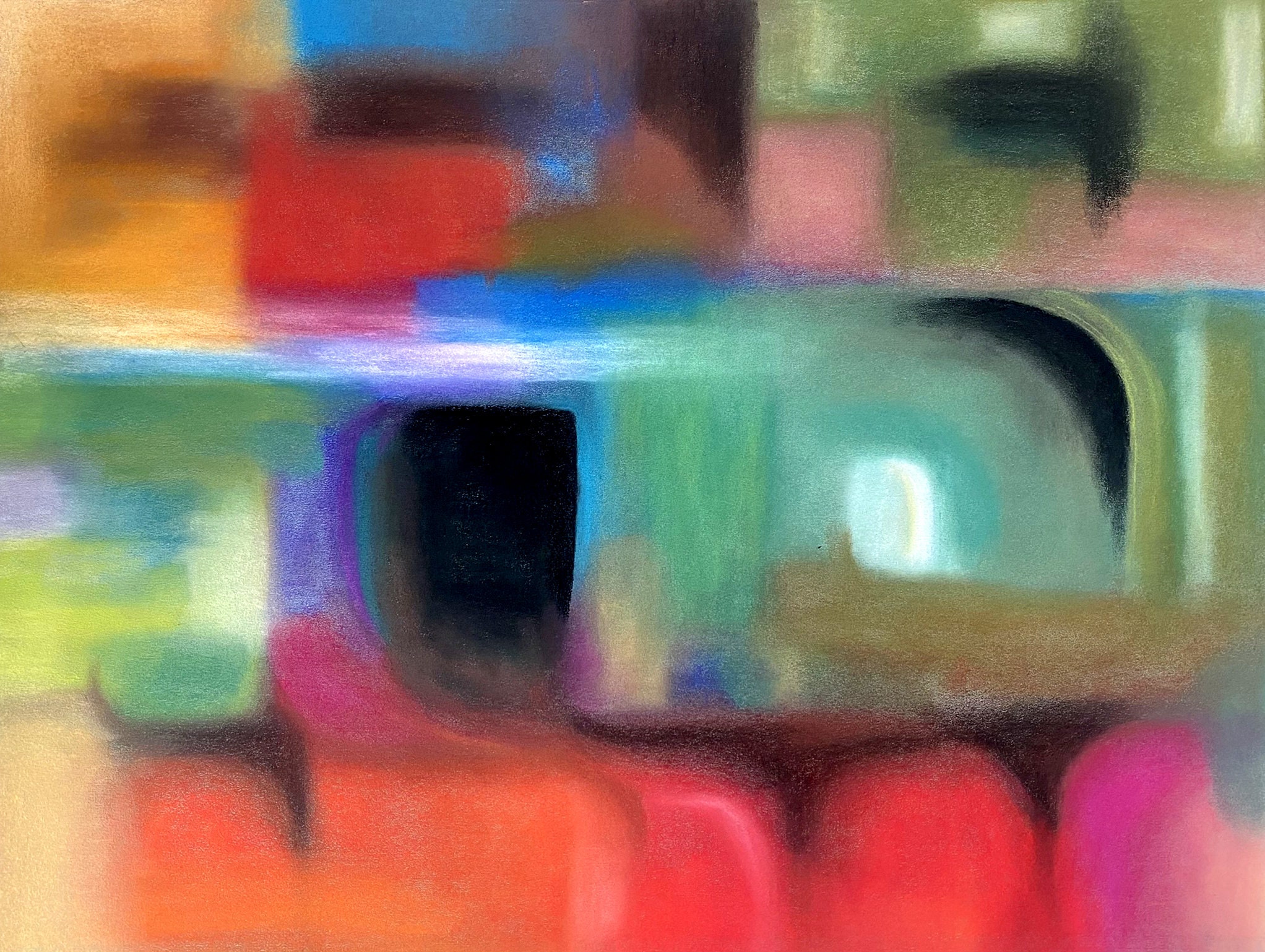 Peinture Abstraite Multicolore