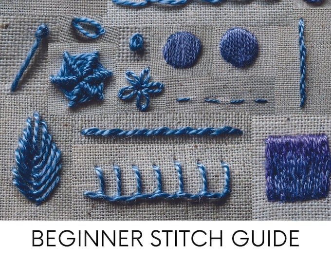 Hand Embroidery Stitches Ataglance Carryalong Reference Guide