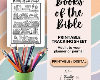 Hoja de seguimiento de los libros de la Biblia