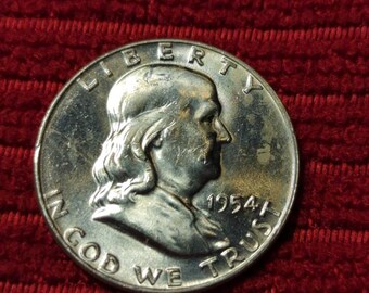 1954 d Franklin half dollars