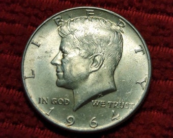 1964年ケネディ50セント銀貨キーホルダー - Etsy 日本