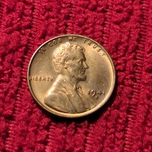 1941 s Lincoln penny