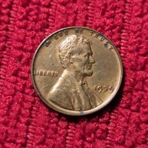 Centavo de Lincoln de 1939