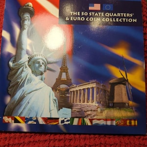 The 50 state quarters & euro coin collection