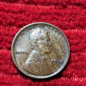1918 Lincoln penny error