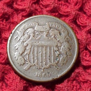 1865 two cent piece
