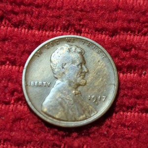 1917 s Lincoln penny error