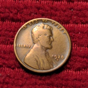1928 d Lincoln penny