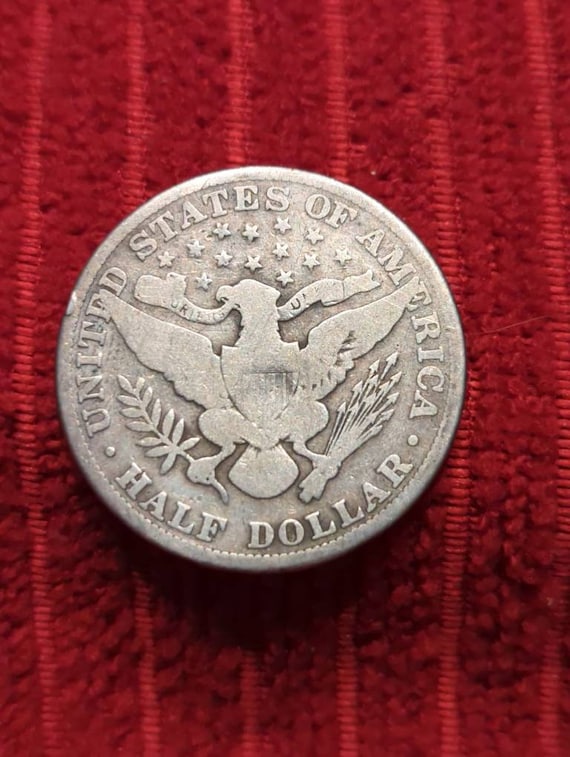 稀少な状態　アメリカ合衆国　バーバー ハーフダラー　1915 D 楽天市場】1915-D バーバー ハーフダラー シルバー ---- 素敵な