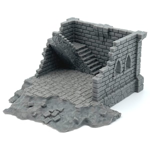 Ulvheim Medieval Fantasy Building Ruin Destroyed House 28mm Terrain Scenery WW2