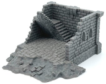 Ulvheim Medieval Fantasy Building Ruin Destroyed House 28mm Terrain Scenery WW2