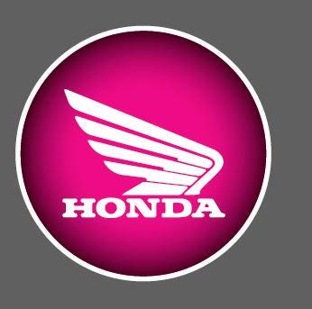 Lila "Fire Blade" Aufkleber Decal Emblem Mark Grafik 7" Honda