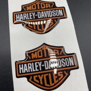 Bar&Shield Harley CVO Custom 3D HD Kraftstoffentlastungstank gebogenes Abzeichen Davidson