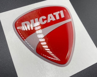 Ducati 3D epoxy domed sticker emblem