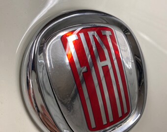Fiat 500 logo coat of arms frieze 2007-2015 front original 95mm front emblem